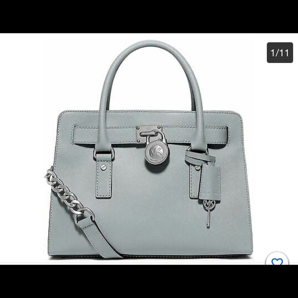 MICHAEL KORS HAMILTON DUSTY BLUE + Dustbag